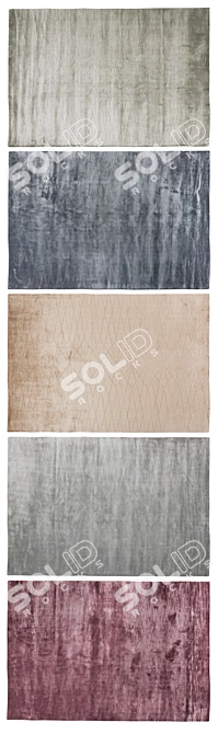 Elegant Edge Rugs Collection 3D model image 2