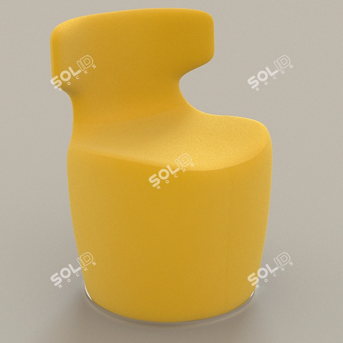 Sleek Papilio Chairs for Kids 3D model image 1