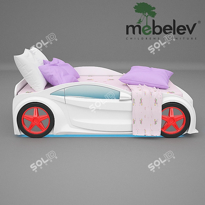 Title: EVO BMW Baby Bed 3D model image 2