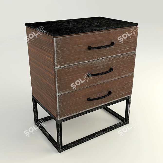 Title: Urban Loft Furniture Set 3D model image 3