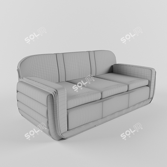 Elementary Sofa: Reimagined Comfort 3D model image 2