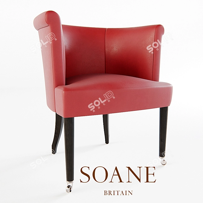 Effortless Elegance: The Soane Simplified Alpha Chair 3D model image 1