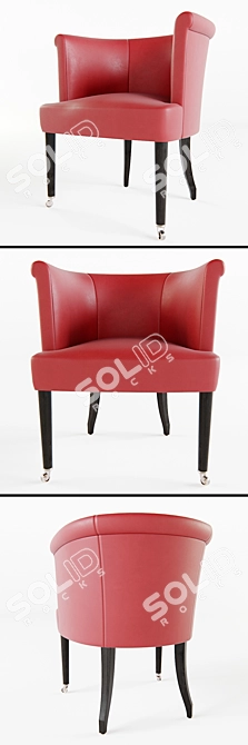 Effortless Elegance: The Soane Simplified Alpha Chair 3D model image 2