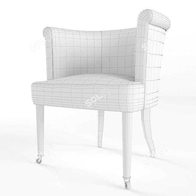 Effortless Elegance: The Soane Simplified Alpha Chair 3D model image 3