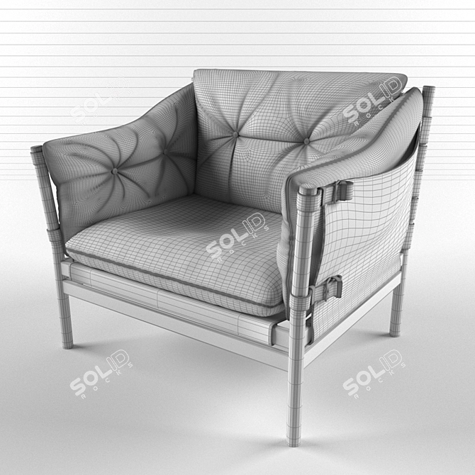 Antique Ilona Chair 3D model image 3