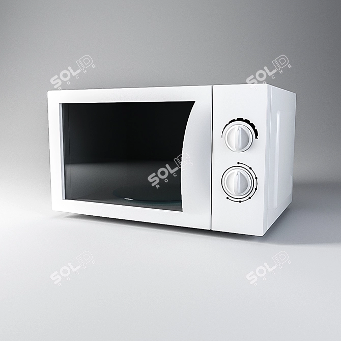 Compact Multifunctional Microwave 3D model image 1
