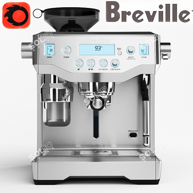 Breville Oracle: The Ultimate Coffee Machine 3D model image 1