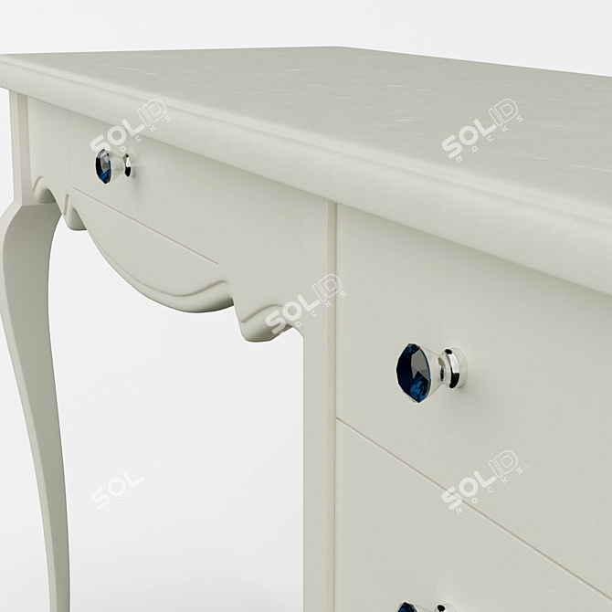 Art-Deco Style Cosmetic Table 3D model image 2