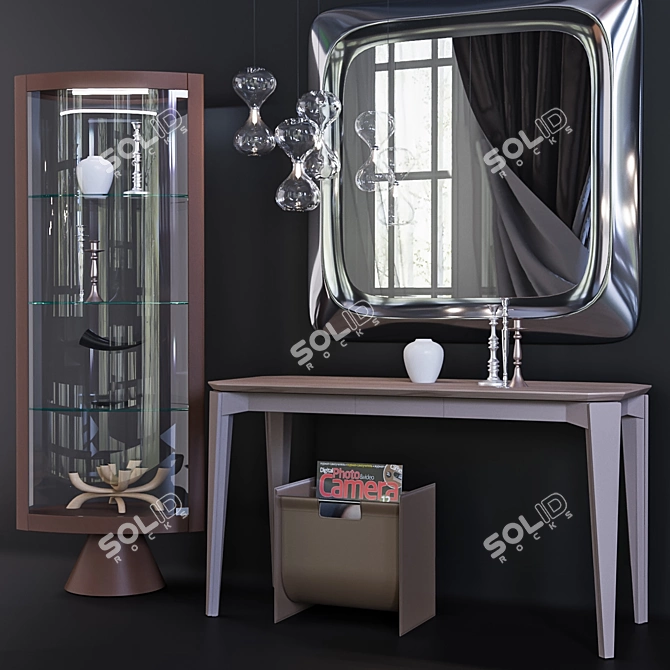 Italian Elegance: Cattelan Italia Set 3D model image 1