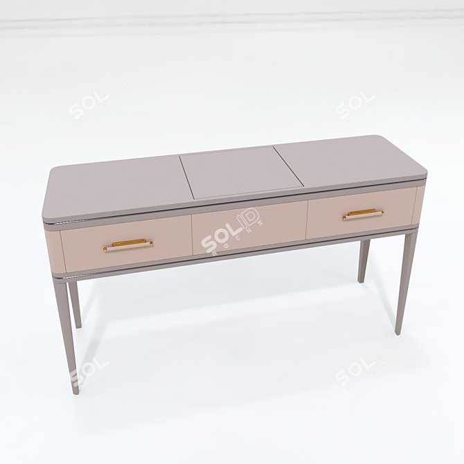 Glamour Vanity Set 3D model image 2