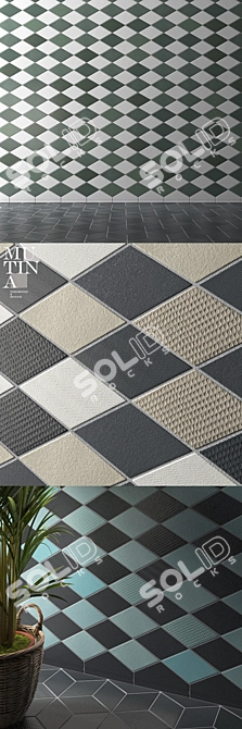 Tex by Mutina: Innovative Textured Tile 3D model image 2