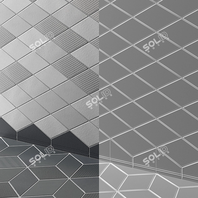 Tex by Mutina: Innovative Textured Tile 3D model image 3