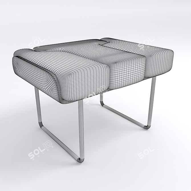 Stylish 2015 Chair: Versatile Design, V-Ray Render 3D model image 2