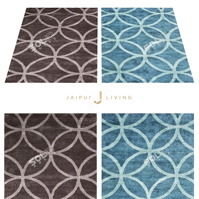 Jaipur Austin Rug: City Collection 3D model image 1