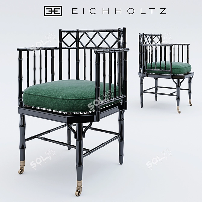 Elegant Xavier Chair by Eichholtz 3D model image 1