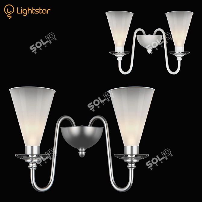 Elegant Torica Lightstar Chandelier 3D model image 1