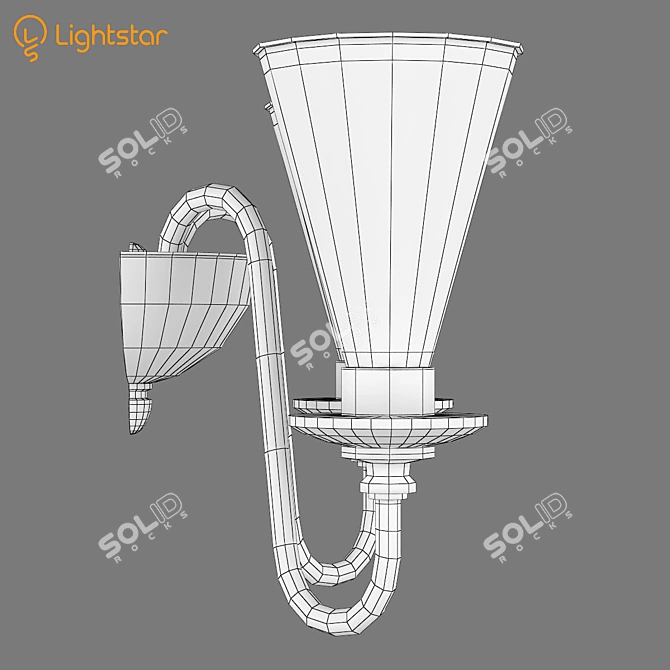 Elegant Torica Lightstar Chandelier 3D model image 3