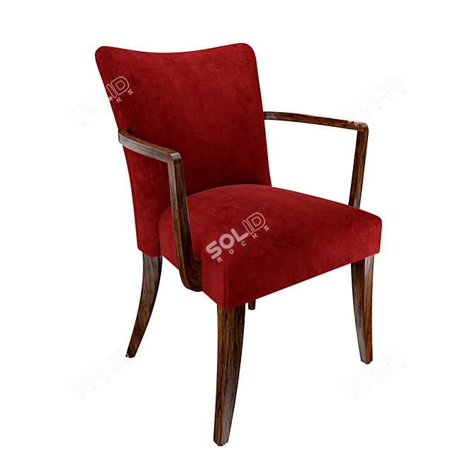 Atlantic Dining Chair: Modern Elegance for your Home 3D model image 1