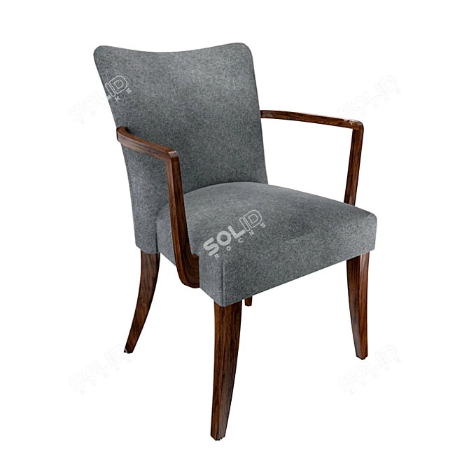 Atlantic Dining Chair: Modern Elegance for your Home 3D model image 3