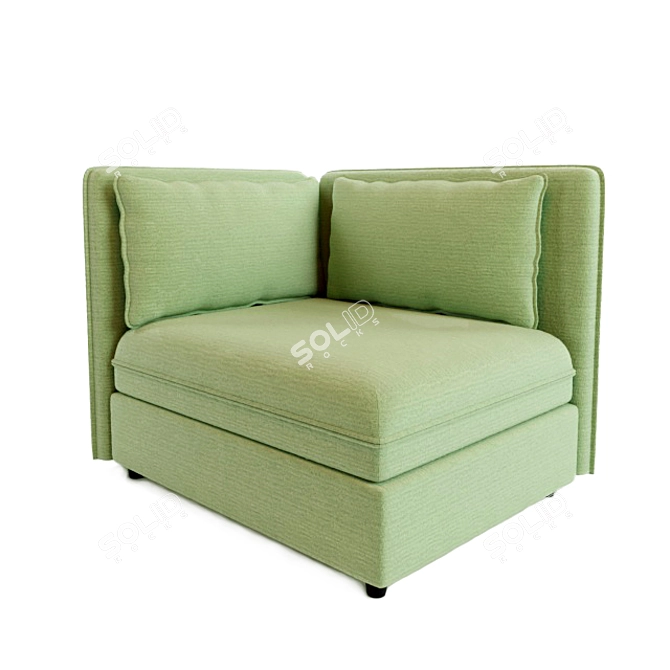 Versatile IKEA Vallentuna Sofa 3D model image 1