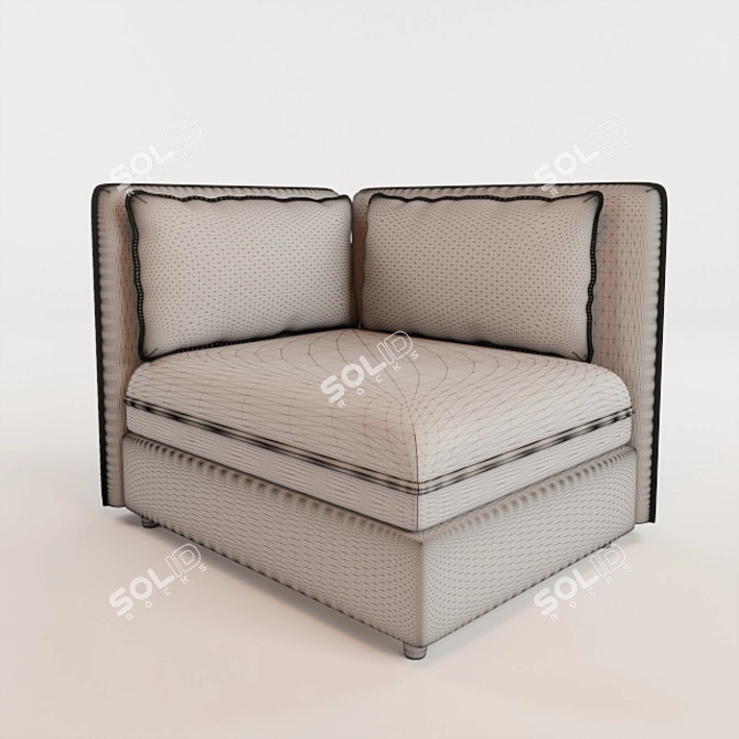 Versatile IKEA Vallentuna Sofa 3D model image 3