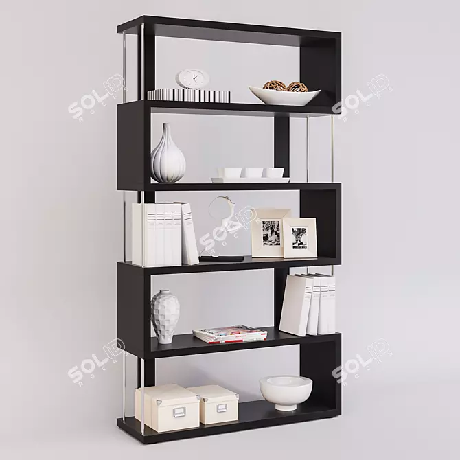 Decorative Rack: 1000x325x1810 mm 3D model image 1