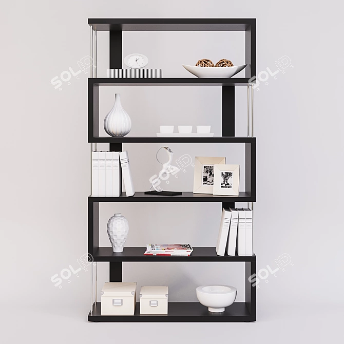 Decorative Rack: 1000x325x1810 mm 3D model image 2