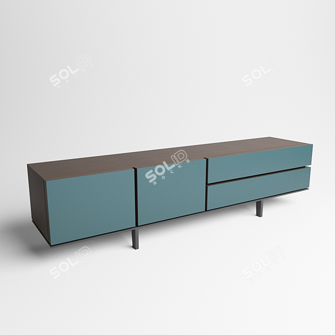 Elegance Unleashed: Poliform Pandora Sideboard 3D model image 2