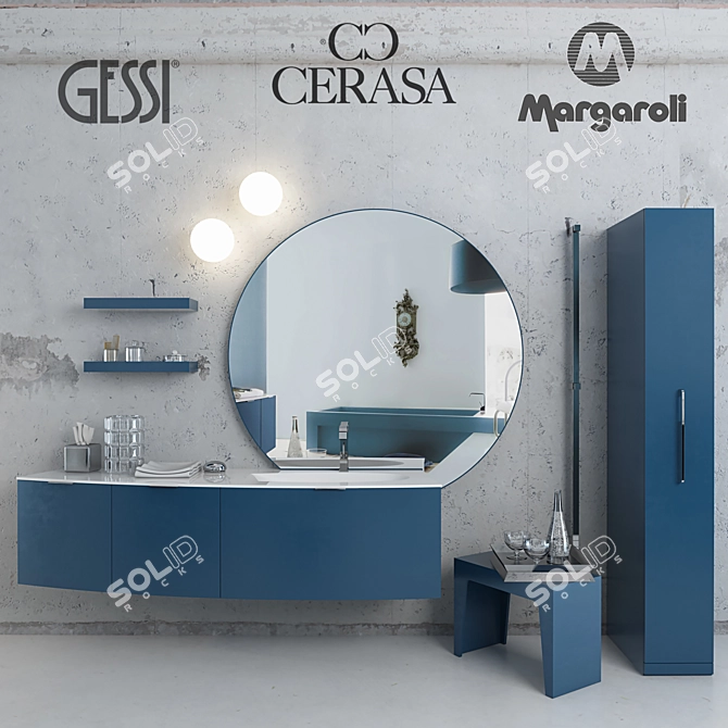Cerasa Maori Bathroom Furniture & Decor 3D model image 1
