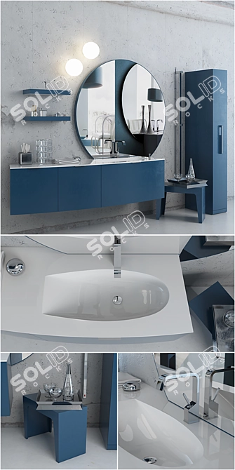 Cerasa Maori Bathroom Furniture & Decor 3D model image 2