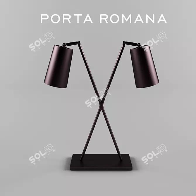 Porta Romana MOTU Graphic Lamp 3D model image 1