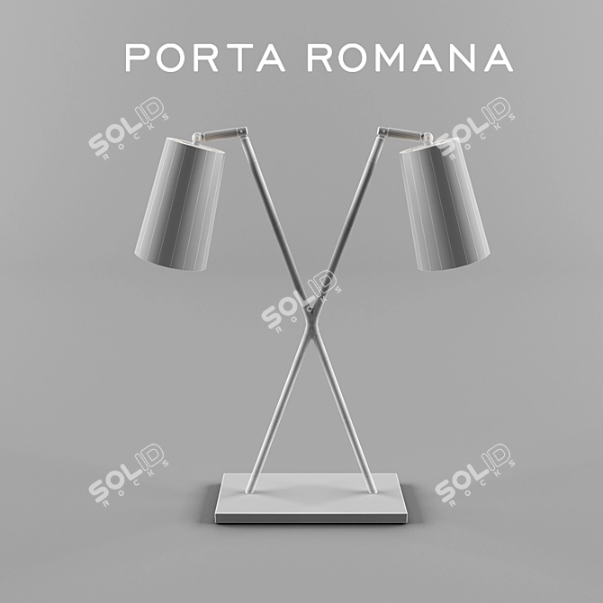 Porta Romana MOTU Graphic Lamp 3D model image 2