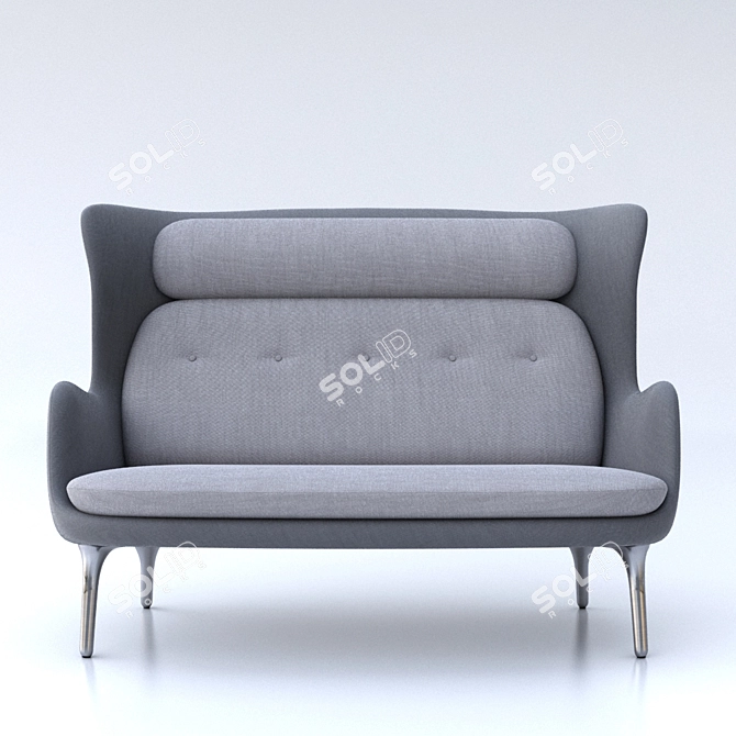 Ro Sofa: Contemporary Comfort for Your Home 3D model image 1