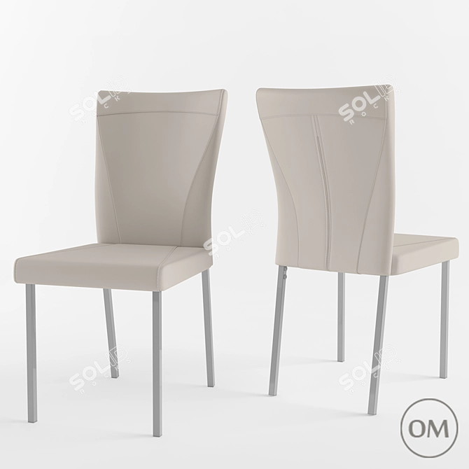 Modern Perry Chair - Sleek and Stylish 3D model image 1