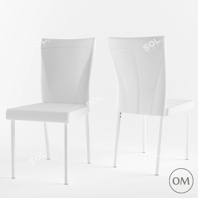 Modern Perry Chair - Sleek and Stylish 3D model image 3