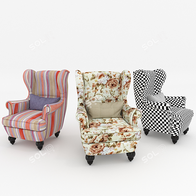 Elegant Fedele Chair - Perfect for Bars & Restaurants 3D model image 3