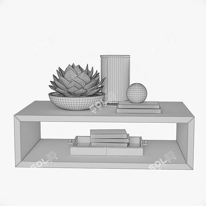 Elegant Decor Coffee Table 3D model image 2