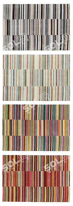 Elegant Asiatic Jacob & Joseph Rugs 3D model image 2