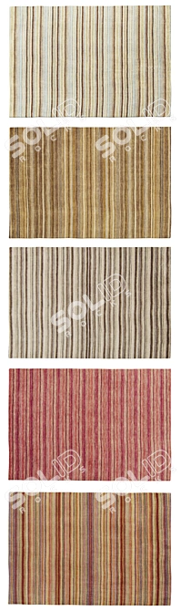 Elegant Asiatic Jacob & Joseph Rugs 3D model image 3
