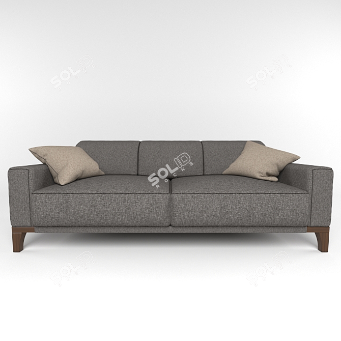 Bormio Sofa: Luxurious Comfort for Your Home 3D model image 2