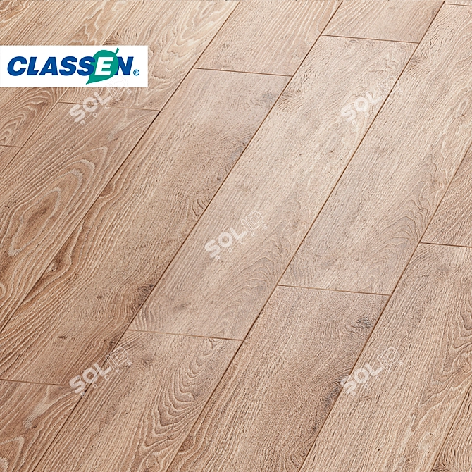 Classen Oak Hobart Laminate Flooring 3D model image 1