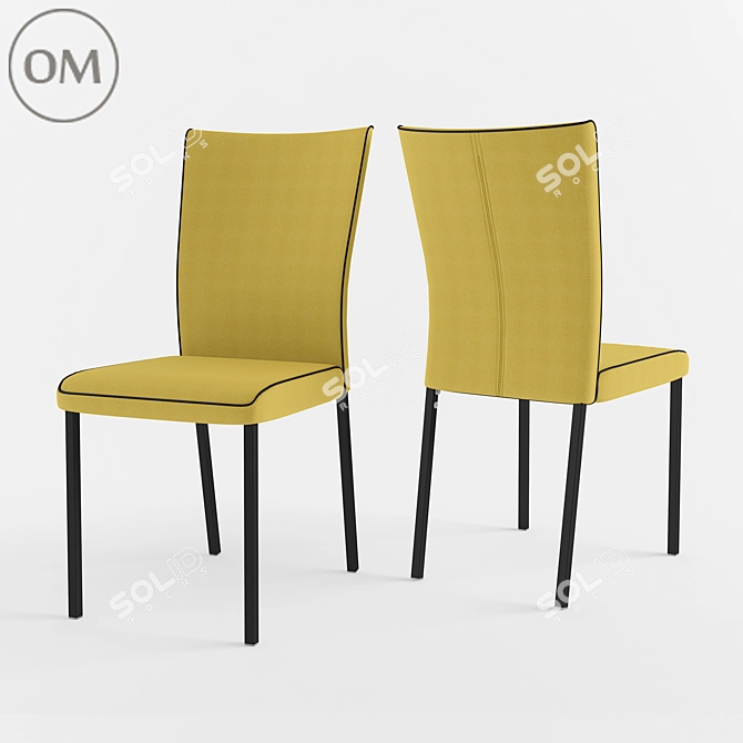 Telly Chair: Stylish and Comfortable Seating 3D model image 1