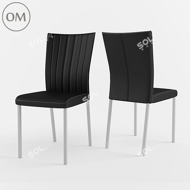 Telly Chair: Stylish and Comfortable Seating 3D model image 2