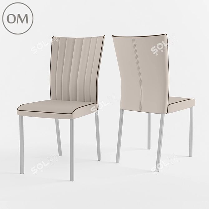 Telly Chair: Stylish and Comfortable Seating 3D model image 3