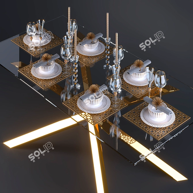 Elevate Your Dining Experience 3D model image 2