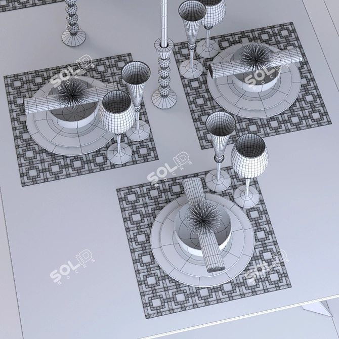 Elevate Your Dining Experience 3D model image 3