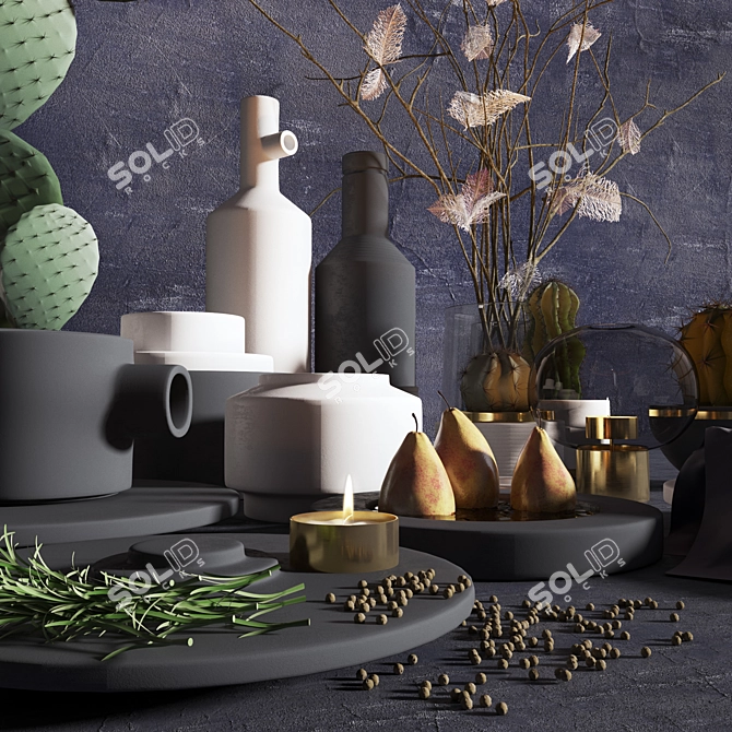 Title: Silent M Home Decor 3D model image 3