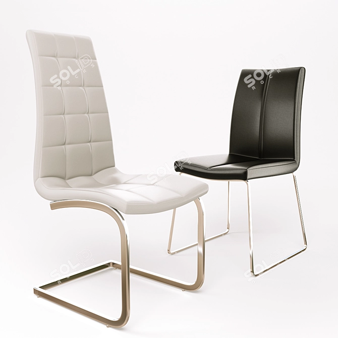 Elevate Your Comfort: Walker Drito Chairs 3D model image 1