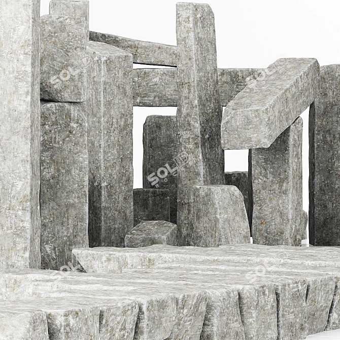 Stone Block Collection - High-Resolution 3D Models 3D model image 2
