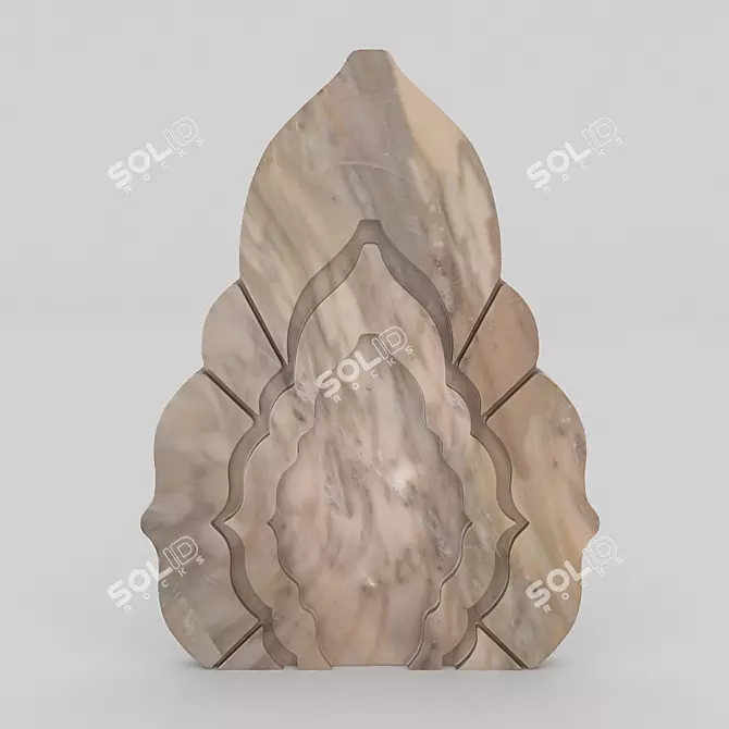 Title: OM Marble Panel - Strikingly Beautiful 3D model image 1